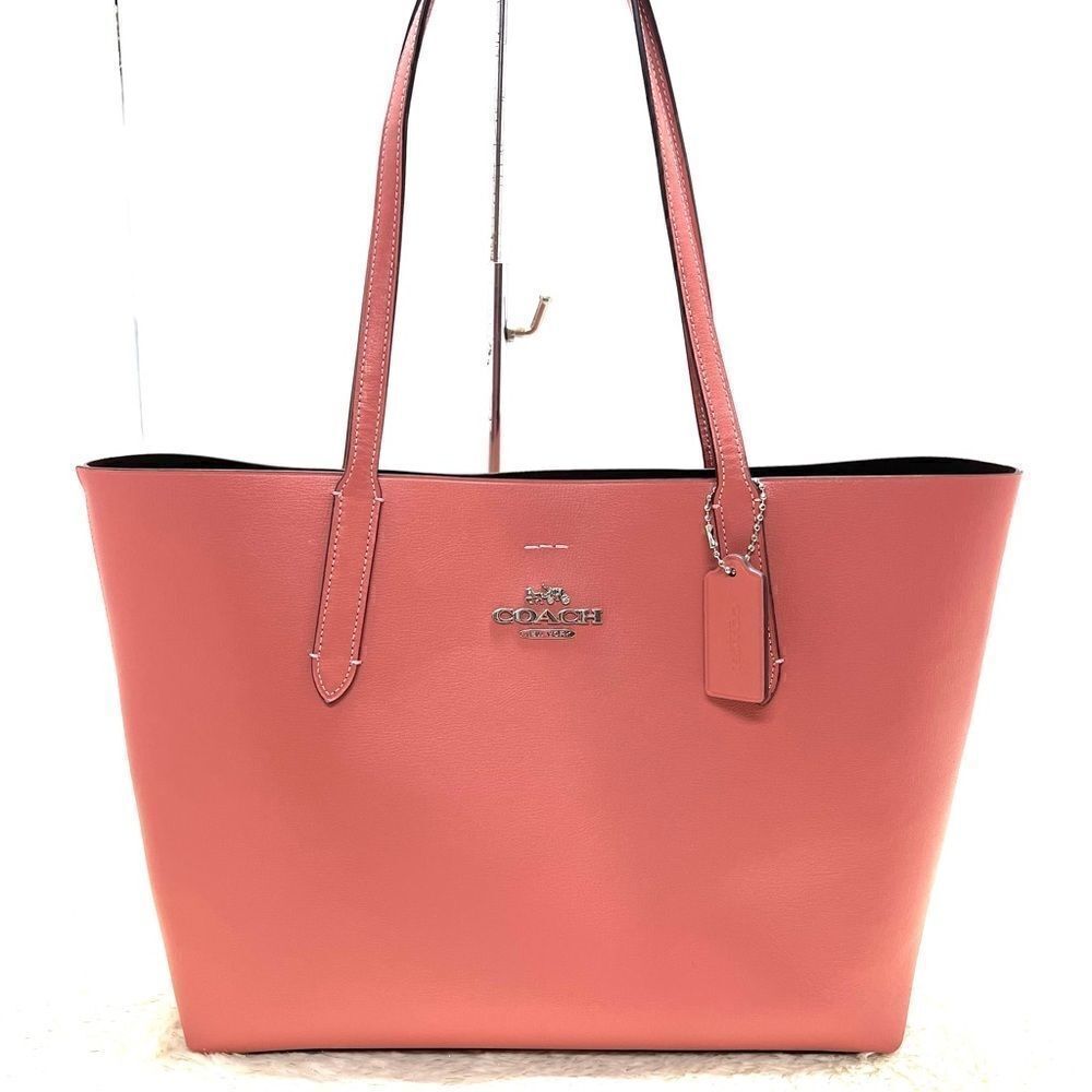🔥🎁NWT! Coach AVENUE Tote Handbag Leather Large Msrp:$350.00
